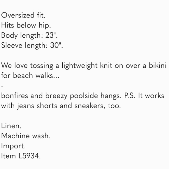 J CREW Beach Crewneck Sweater Size XL in FLAX color EUC - Picture 7 of 7